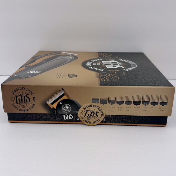 GA. MA BARBER SERIES, ABSOLUTE FADE 9 ATTACHMENTS 3 MM BUZZ CUT,3MM LONGER CUTS - Picture 8 of 10